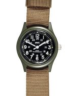 MWC Olive Cadet Watch on Khaki Strap