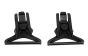 Tactical Helmet Rail Black Goggle Swivel Clips 36mm  back