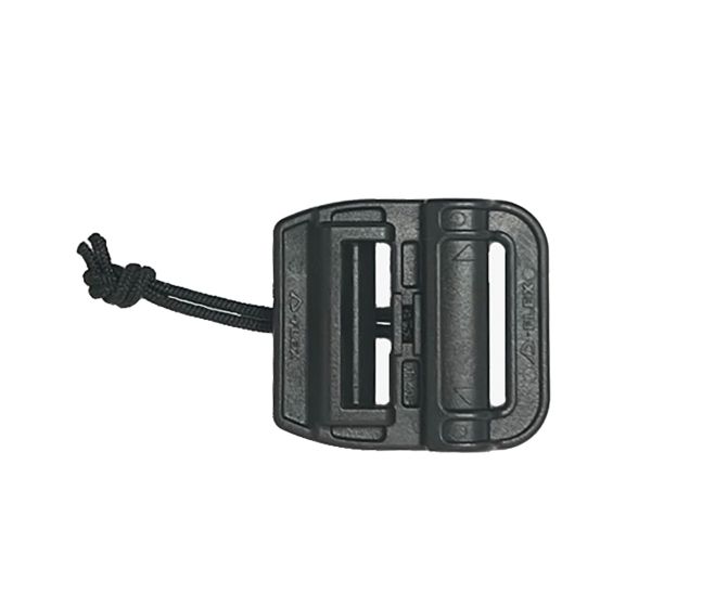 Duraflex 25mm Quick Release Buckle / Tubes V2 (Black)