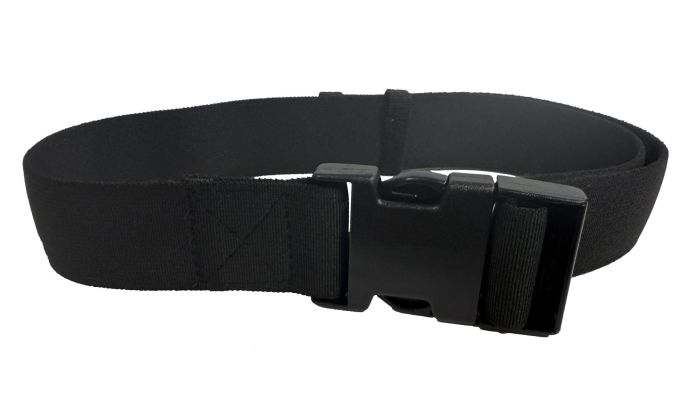 UKOM Black Elastic/Webbing Leg Strap (38mm)