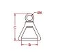 28mm Marine bronze swivel (SWIVEL 300) specs
