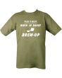 When In Doubt Brew Up T-Shirt - Olive Green