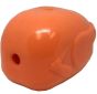 MKB Roasted Turkey Durable Rubber Chew Toy & Treat Dispenser - Medium - Orange - Gobbler