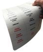 Heavy Duty Lightweight Plastic Model Kit Cards bended