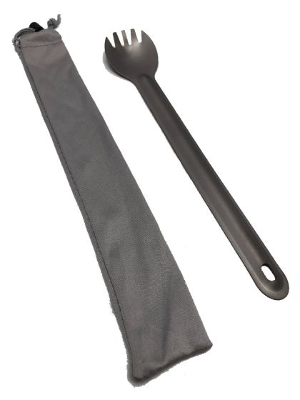 Long Handle Titanium Spork
