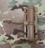 Duraflex Quick Attach Split Bar Quick Release Buckle / Tubes V2 - Double Slot (Coyote Brown IR)