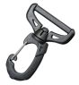 25mm Duraflex Black Ghost Eye Plasti-Metallic Swivel Snap Hook
