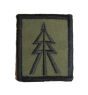 Black on Green Recce Tree Badge - Reconnaissance Corp Platoon Troop TRF
