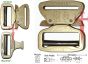 AustriAlpin Cobra Stretch 45mm ( 1.75" ) Buckle XL Clips Desert Tan