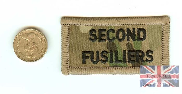 Multicam / MTP 2nd Fusiliers Shoulder Flash (TRF)