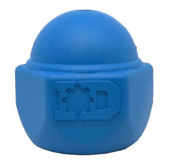 Industrial Dog Cap Nut Ultra-Durable Chew Toy - Blue