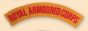 Royal Armoured Corps Shoulder Titles (pair)