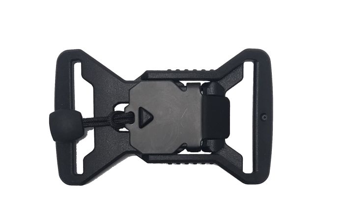 BLACK Fidlock Single Bar V-BUCKLE 40mm + Pull Tab