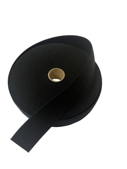 50mm / 2" Super Strong Elastic (Black)