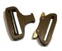 AustriAlpin Cobra 45mm Coyote Brown Buckle XL Clips FC45CVF-XL