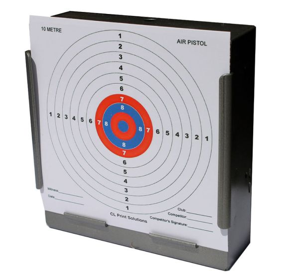 100 x 10 Metre Air Pistol Competition Targets 17cm x 17cm 