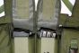 UKOM Olive Green Lightweight Chest Webbing mag pouch open