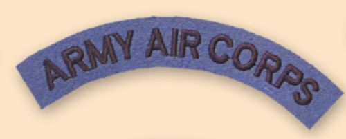 Army Air Corps Shoulder Titles (pair)