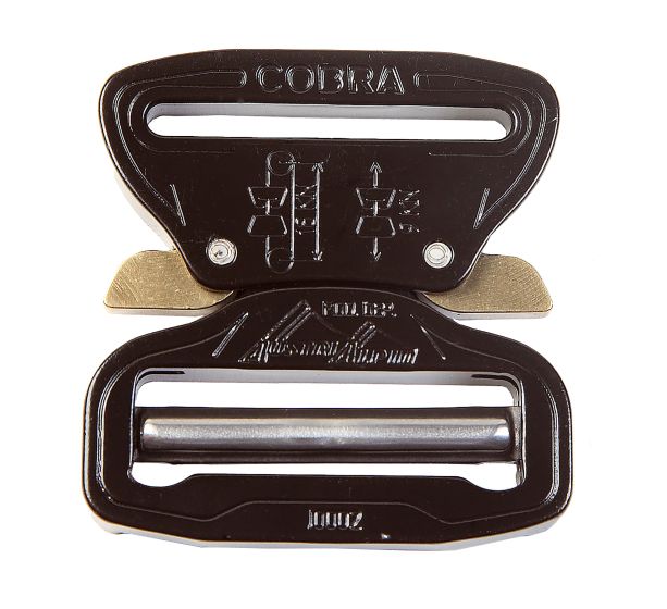 AustriAlpin 45mm 1.75" Black Cobra Buckle + Extra Large Clips - FC45KVF-XL