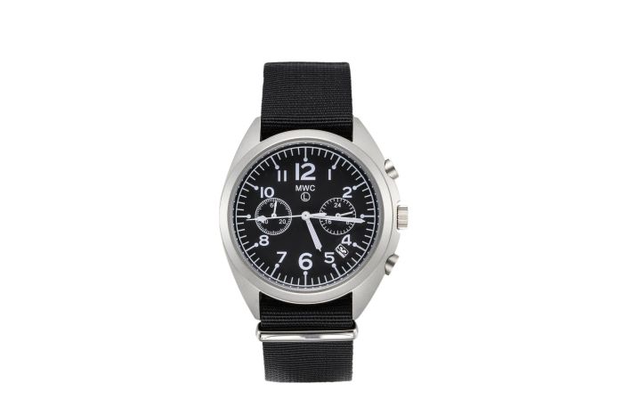 MWC NATO Pattern Stainless Steel Hybrid Military Pilots Chronograph
