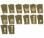 REME Rank Slides Pairs King's Crown C3R (All Ranks) Army