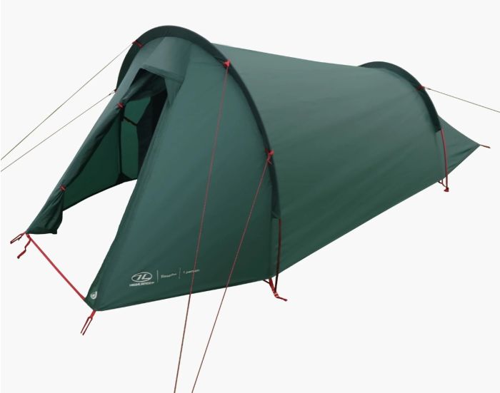 RESPITE 1 PERSON TUNNEL TENT, Green Highlander Tent 