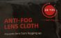 Anti-Fog Wipe - For Goggles and Glasses