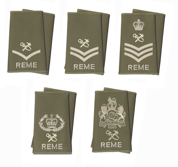 REME TRADE / ARTIFICER Rank Slide