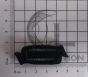 Black DURAFLEX Siamese SLIK CLIP 1" / 25mm scale closed