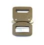 AustriAlpin 25mm / 1" Coyote Brown Cobra Buckle - Male Adjustable Female Fixed FC25CVF