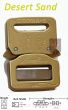AustriAlpin 25mm / 1" Desert Sand Buckle - Male Adjust Fem Fixed FC25SVF