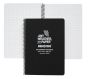 A5 Side Spiral 30 Page Modestone Waterproof Notepad Black