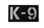 K9 Patch – Laser Cut Velcro ID for Working Dog's or Handlers (Silver Background)