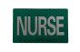 Green Reflective NURSE Patch – High-Visibility Velcro ID Badge for Medical Personnel (5cm x 8cm)