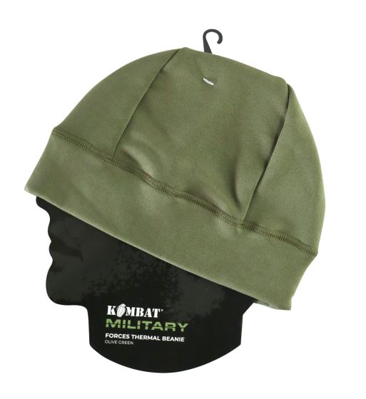 Forces-Thermal-Beanie-Olive-Green-Side-View