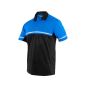 front-view-of-the-first-tactical-hi-vis-polo-in-blue
