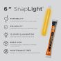 12 Hour 6” SnapLight (15cm) Orange lightstick (Cyalume® Branded) details