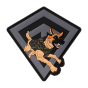 grey-and-black-morale-patch-made-from-pvc,-featuring-a-german-shepherd-wearing-a-camouflage-vest.-The-german-shepherd-has-the-illusion-of-jumping-out-of-the-pvc-patch