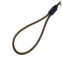 Coyote Brown Spiral lanyard with Paracord Loops (Tactical / Industrial)