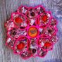 Pink MANDALA DESIGN ETRAY ENRICHMENT TRAY FOR DOGS