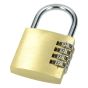 Highlander Four Digit Brass Padlock