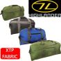 Highlander Cargo 30, 45, 65, 100 litre holdalls in Black , Blue and Olive Green