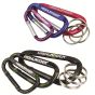 3 Pair Karabiner Keyrings