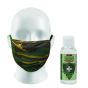 Camouflage Face Mask + 50ml Extra Strength Hand Sanitiser (80% Alcohol)