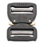 AustriAlpin 38mm / 1.5" Black Cobra Buckle - Male Adjustable - Female Adjustable FC38KVV