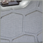 0.7mm Curv Tactical Protective Sewable Lightweight  Material (Black/Silver) 136cm x 150cm