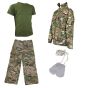 Kids Pack 5 HMTC Trousers & Jacket, Olive T-shirt & Dog Tags 