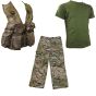 Kids Pack 6 HMTC Trousers, Action Vest & Olive T-shirt 