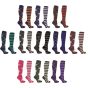 Mark Todd Argyle & Stripe Twin Pack Padded Riding Socks 
