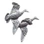 Bisley Pewter Pin No.5 Pair of Ducks